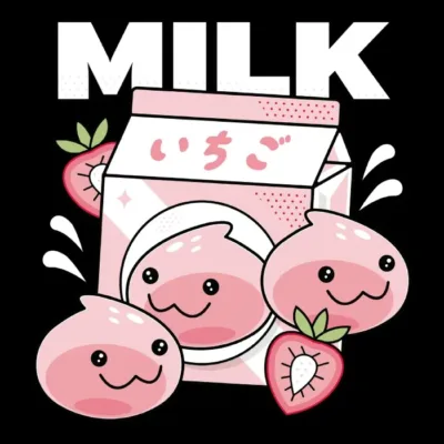 Poring Strawberry Milk