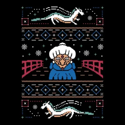 Magical Japanese Folk Christmas Sweaters