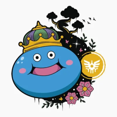 King Slime Japanese Landscape