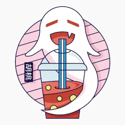 Kawaii Ghost Bubble Tea