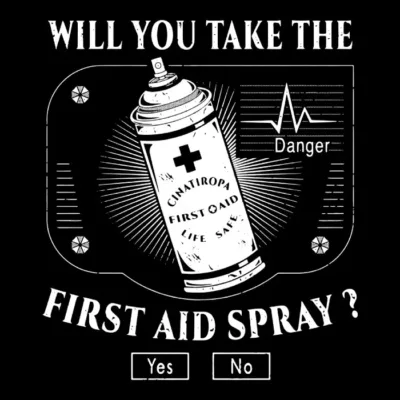 First Aid Spray Emblem