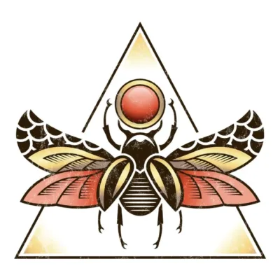 Egyptian scarab beetle