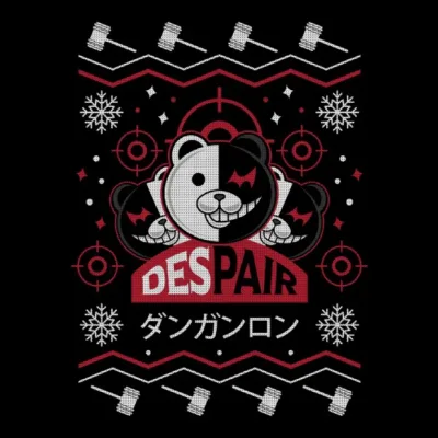 Despair Kuma Ugly Christmas Sweater