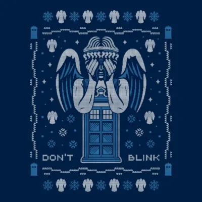 Blink and You're Dead Ugly Sweater