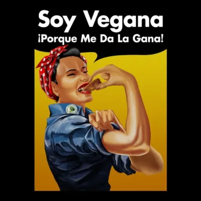 Soy vegana porque me da la gana Oscuro