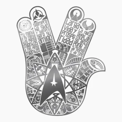 LA MANO DE SPOCK Plata Claro