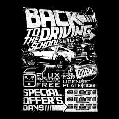 BACK TO THE DRIVING SCHOOL OF THE TIMEMACHINE Oscuro