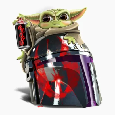 BABY YODA LOGO JEDI