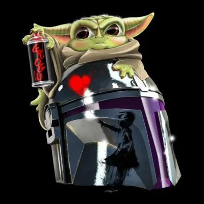 BABY YODA BANKSY