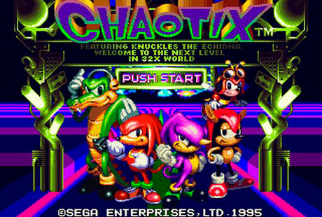 Logo de Knuckles Chaotix