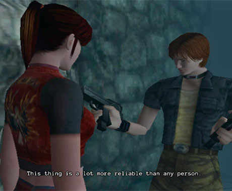 Claire y Steve en Resident Evil Code Veronica