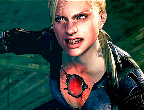 Jill Valentine siendo controlada en Resident Evil 5