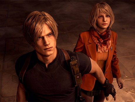 Leon Kennedy junto a Ashley Graham en el Remake de Resident Evil 4