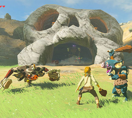 Link enfrentándose a hobgoblins en The Legend of Zelda: Breath of the Wild