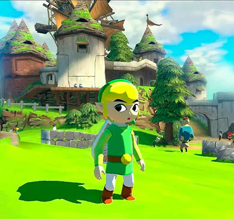 Link en la Isla Taura, The Legend of Zelda Wind Waker