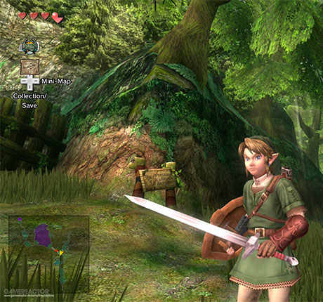 Link preparado para la batalla en The Legend of Zelda: Twilight Princess