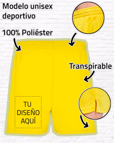 Pantalón Corto Deportivo Unisex
