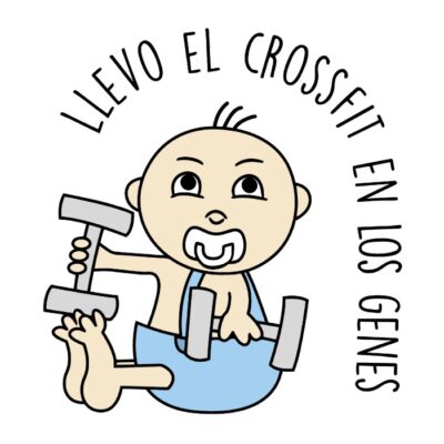 Llevo el crossfit en los genes (color). Niño.