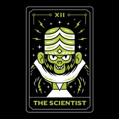 Scientist Monkey Tarot Card