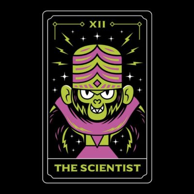 The Scientist Monkey Tarot Card