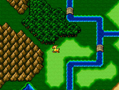 Viajando en chocobo por el mundo en Final Fantasy IV