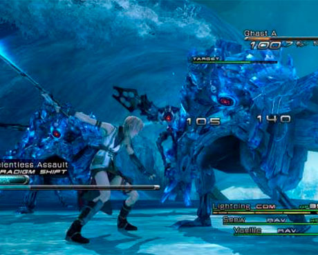 Sistema de Combate en Final Fantasy 13