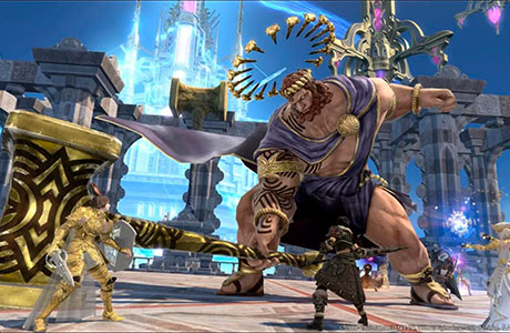 Jugadores enfrentándose a un boss en Final Fantasy 14