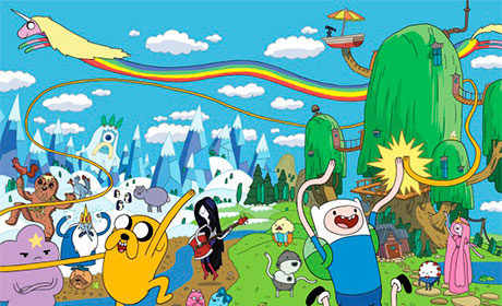 Muchos de los personajes de Hora de Aventuras