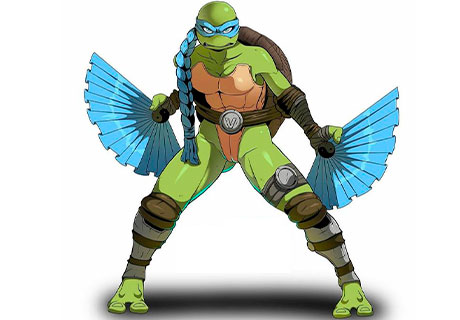 Venus de Milo de las Tortugas Ninja