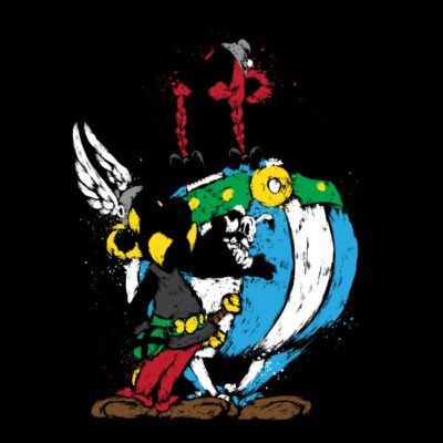 Asterix y Obélix Watercolor