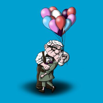 The Carl And Ellie Kiss