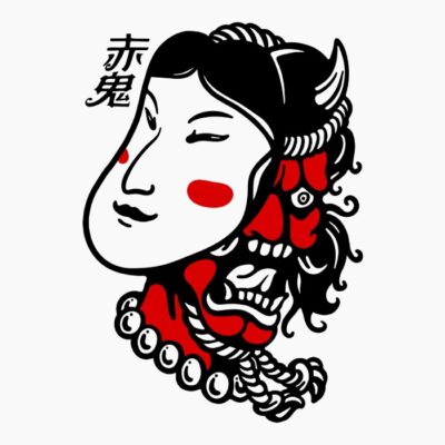 Hannya Demon White