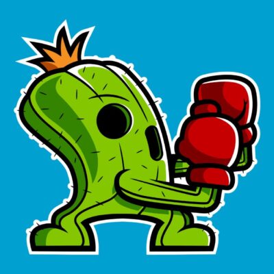 Boxing digital cactuar monster 2