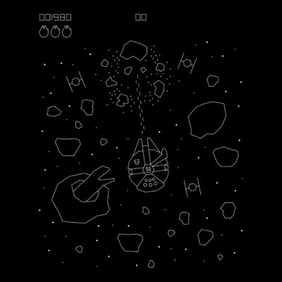 Asteroid fields Star Wars