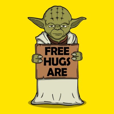 FREE HUGS ARE Yoda