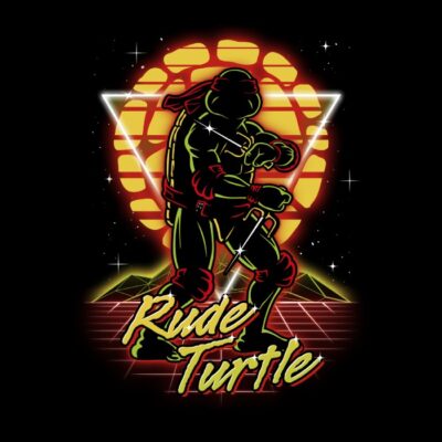 Retro Rude Turtle