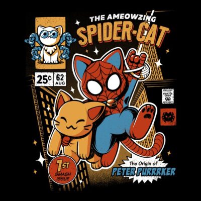 Spider cat - black