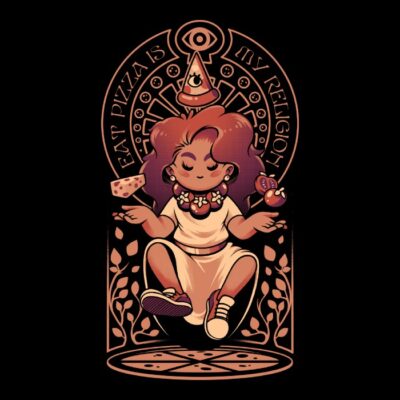 Pizza Goddess - Black