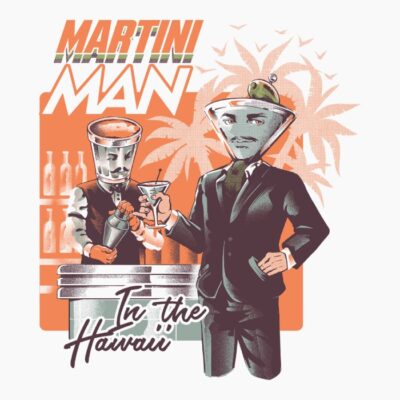 Martini Man - White