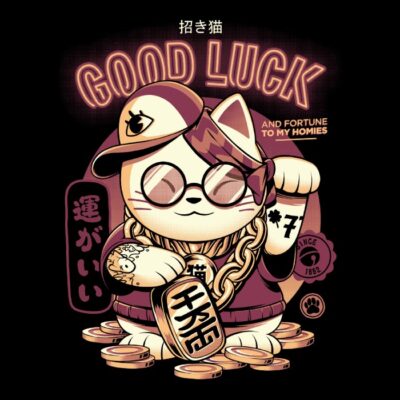 Lucky cat Black