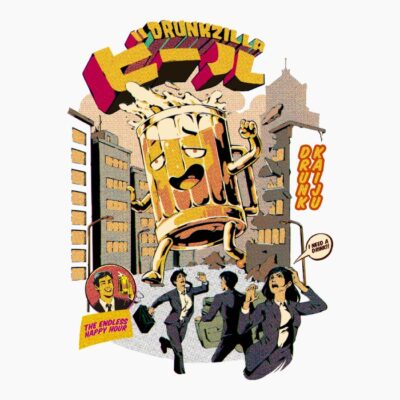 Drunk Beer Attack - Cream or white