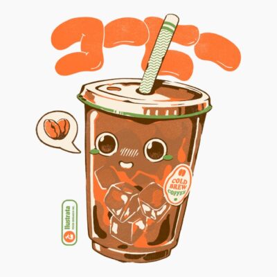 Cute Cold Brew Coffee - cream or white