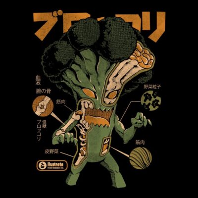 Broccozilla X-ray - Black