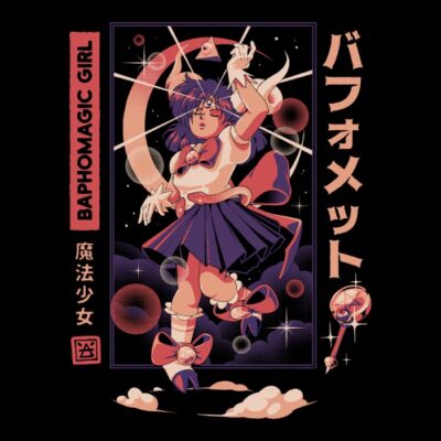 Baphomet girl - black