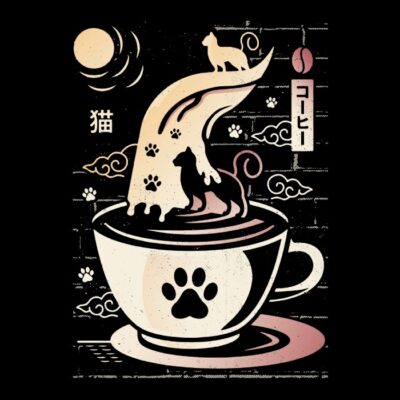 Coffee Night Japanese Cats