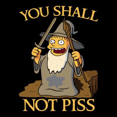 You shall not piss