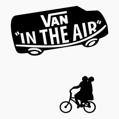 Van in the air