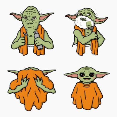 Shaving meme yoda
