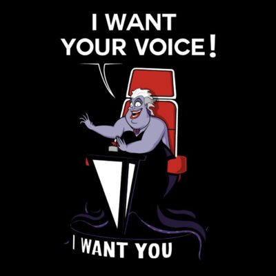 I want your voice