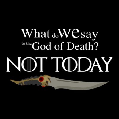 White WE SAY NOT TODAY 7